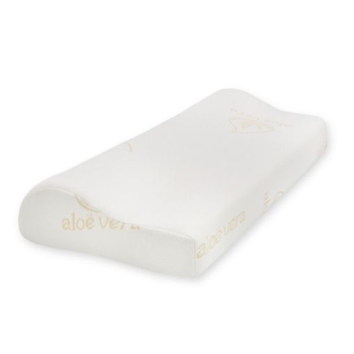 Almohada - viscoelástica cervical de viaje transpirable 28x28cm PIKOLIN  HOME