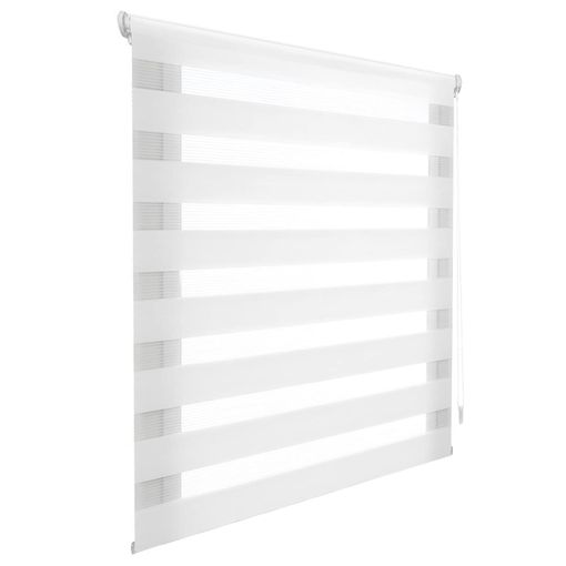 Estores Plegables Estor Paqueto Sin Varillas Para Ventanas Con Cadeneta  Blanco, 105 X 250cm con Ofertas en Carrefour