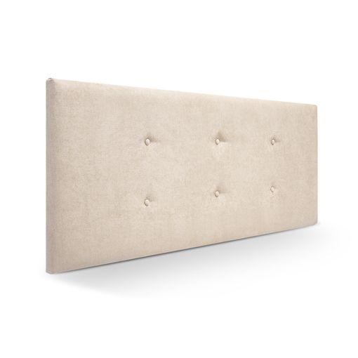 Bruselas Tela Cabecero De Cama Tapizado Para Camas De 135 (145 X 57 Cm) Tela Beige