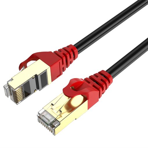 Max Connection Cable Ethernet Cat7 Rj45 26awg Exteriores 15m + 15 Bridas  (exteriores, Frecuencia Hasta 1000 Mhz, Doble Capa Alumino + Pvc, Gran  Tamaño 15m) - Negro con Ofertas en Carrefour