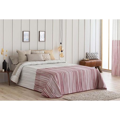 Colcha Pique Modelo Samba Malva Cama 150 Cm. con Ofertas en