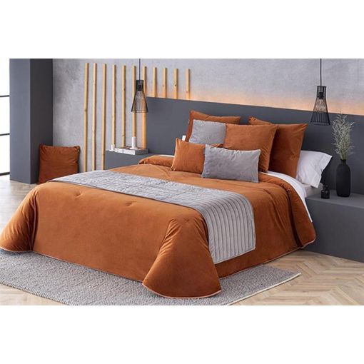 Edredon Conforter Velvet Liso Aterciopelado Caldera Para Cama De