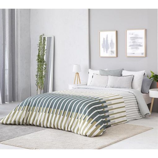 Funda Nórdica Orio Gris 100% Algodón Orgánico Gris Cama 180 con Ofertas en  Carrefour