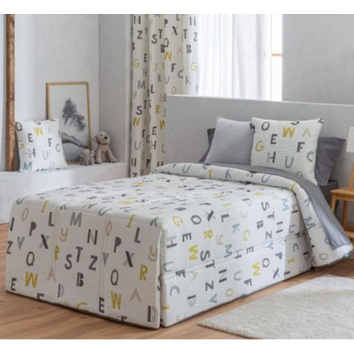 Edredón Nórdico Estampado Cama 150/160cm Dibly Reversible Beige Donegal  Collections con Ofertas en Carrefour