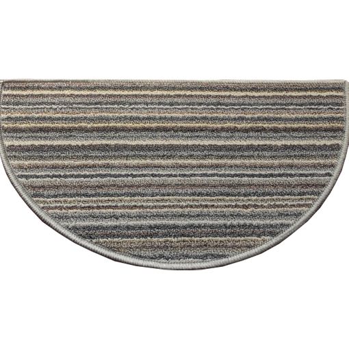 Alfombra Cocina Lavable Antideslizante Base Tpr Semiluna Gris