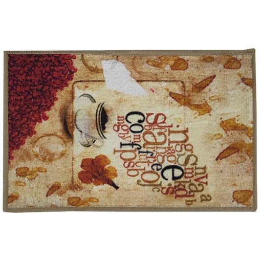 Alfombra Cocina Lavable Antideslizante Base Tpr Letras Beige 57x140cm con  Ofertas en Carrefour