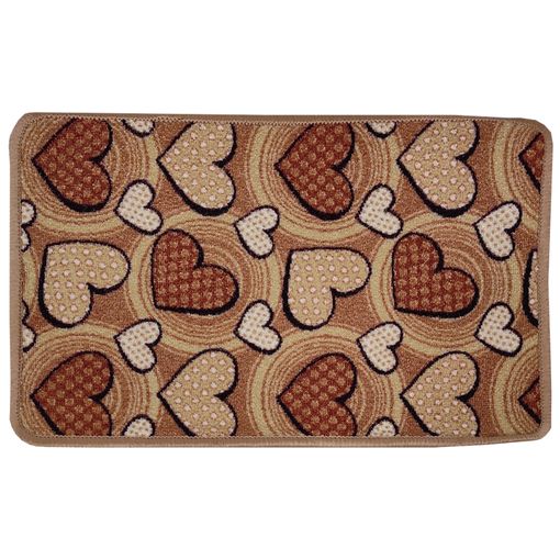 Alfombra Cocina Lavable Antideslizante Base Tpr Corazon Camel 50x80cm con  Ofertas en Carrefour