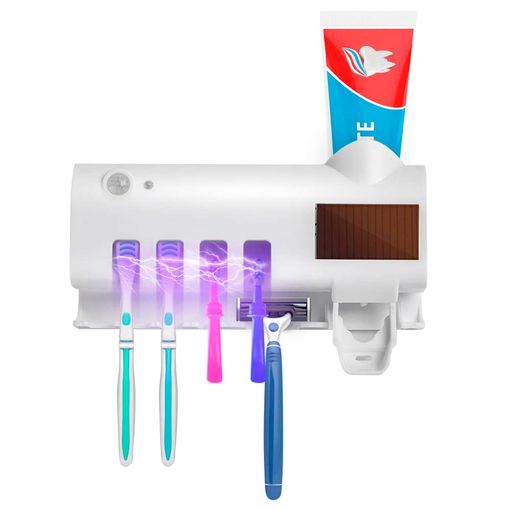 Mini esterilizador de cepillo de dientes portátil, caja esterilizadora de  cepillo de dientes UVC de viaje, recargable por USB, baño, nuevo -  AliExpress