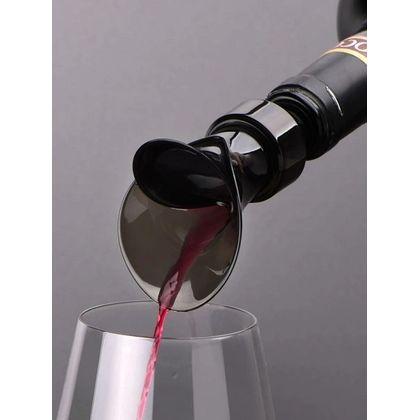 Vaciador de aire para botella vino, en acero, con 2 tapones, de WMF.