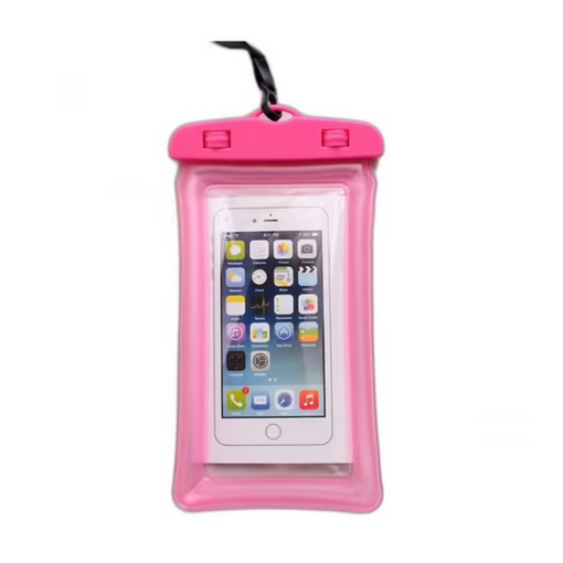 Funda Impermeable y Sumergible para Móviles Rosa