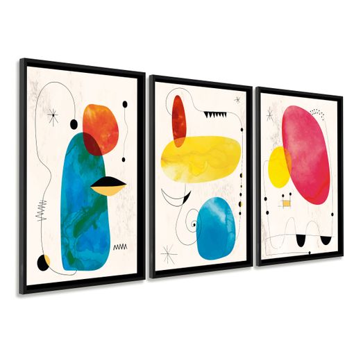 Cuadros Decoracion Modernos Playa Minimalista 50x70 Cm X3 Piezas - Cuadros  Con Marco Incluido - Dekoarte con Ofertas en Carrefour