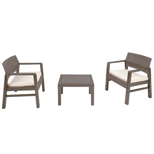 Conjunto De Jardín Memphis 4 Taupe