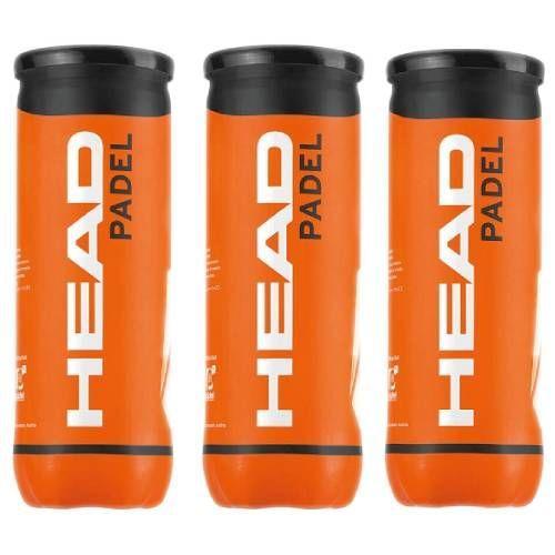 3 pack pelotas padel head - BECO