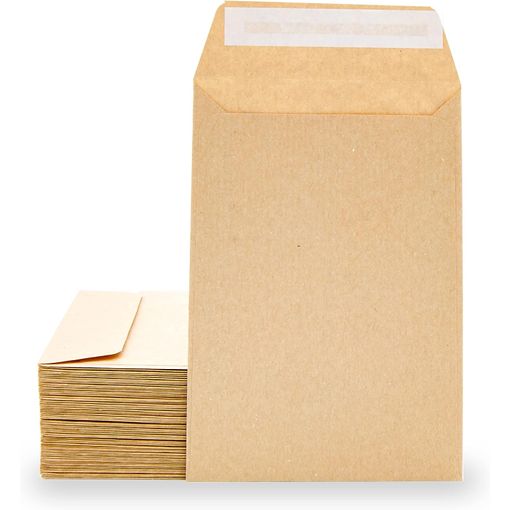 Sobres De Papel Kraft Pequeños Con Tira De Silicona Para Invitaciones O  Bolsitas De Regalo De