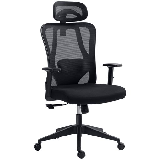 Silla ergonómica de escritorio de oficina, silla giratoria de malla  transpirable, silla de trabajo con soporte lumbar para espalda, sillas de  oficina