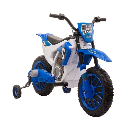 Moto Eléctrica Infantil Con 3 Ruedas Para +3 Años Azul Y Negro Homcom con  Ofertas en Carrefour