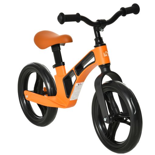 Enseñando Corbata Dando Bicicleta Sin Pedales Para Niños Con Sillín Ajustable Naranja Homcom con  Ofertas en Carrefour | Ofertas Carrefour Online