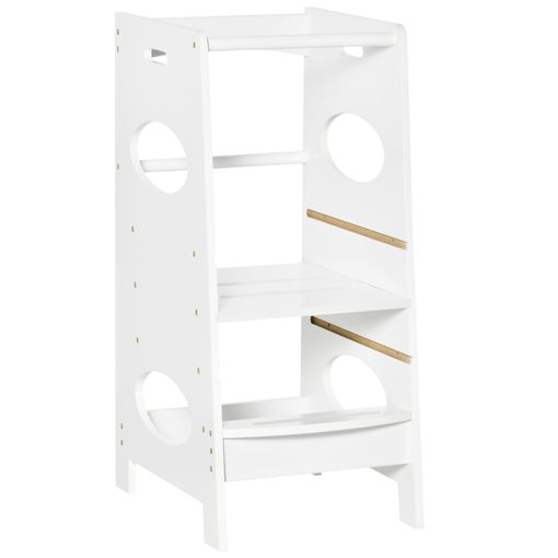 Torre De Aprendizaje Montessori Robincool Evolutive 40x44x90 Cm De Madera  Eco Con Altura Regulable Y Barra De Seguridad con Ofertas en Carrefour