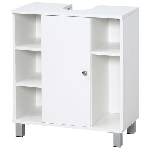 Bajo Lavabo Con Armario De Madera Blanco De 60x30x60 Cm con Ofertas en  Carrefour