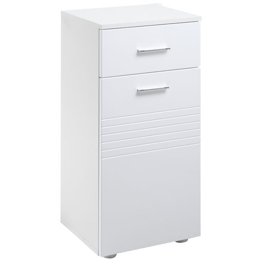 Mueble Auxiliar Baño De Melamina Kleankin 32x30x161 Cm Blanco con Ofertas  en Carrefour