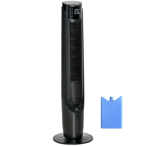 Ventilador Torre 60w Con Mando A Distancia Pantalla Táctil Homcom con Ofertas en Carrefour | Online