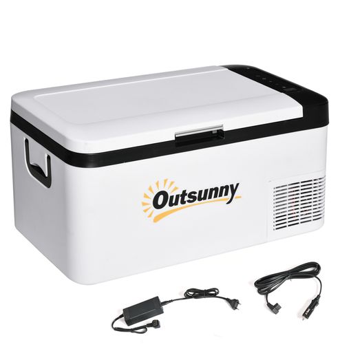 Nevera Portátil Compresor Outsunny Abs Pp, 58,5x33,5x29,2cm, Blanco con Ofertas en Carrefour | Carrefour Online