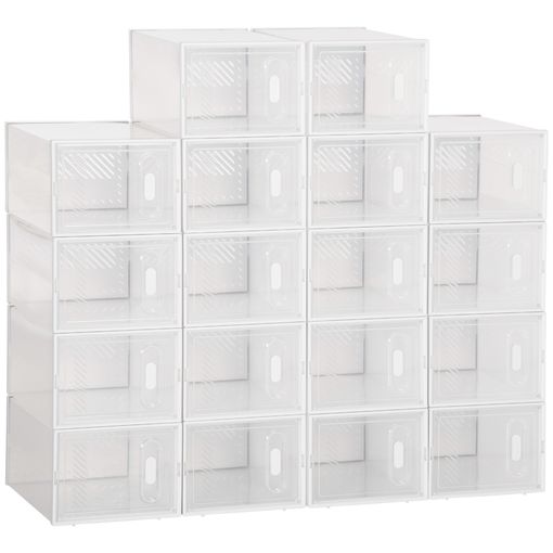 Caja (2 Pzas) Transparente 34x21x13 Wenko con Ofertas en Carrefour