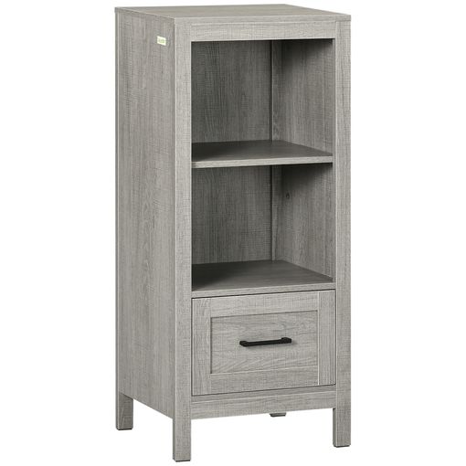 Armario Auxiliar De Baño De Mdf Kleankin 30x32x87 Cm-gris con Ofertas en  Carrefour