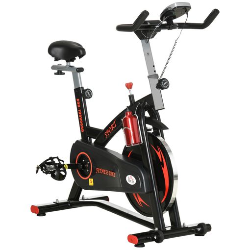 Bicicleta Estática Plegable Homcom Acero Abs ,97x51x115 Cm,negro con  Ofertas en Carrefour