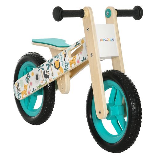 Bicicleta de equilibrio para niños pequeños, 12 pulgadas, sin pedal de  entrenamiento para 2, 3, 4 años, con altura de asiento ajustable, neumático  sin