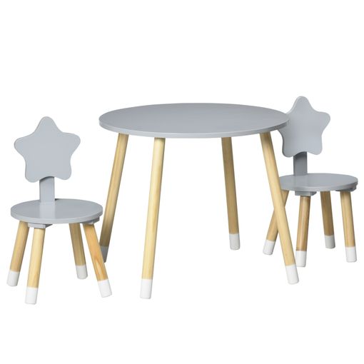 Mesa Lego para niños 3 en 1 ecológica | Mesa y sillas de actividades |  Almacenamiento | Blanco | 2 años+