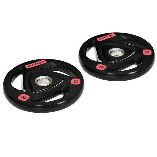 2 Discos De Pesas Sin Barra Sportnow Metal Caucho, Ø32x4,5 Cm, Negro con  Ofertas en Carrefour