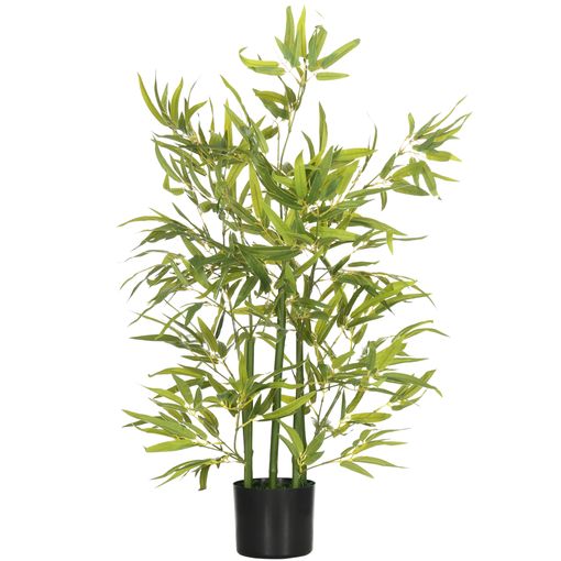 Planta Artificial De Peva Pp Bambú Homcom Ø15x90 Cm-verde con Ofertas en  Carrefour