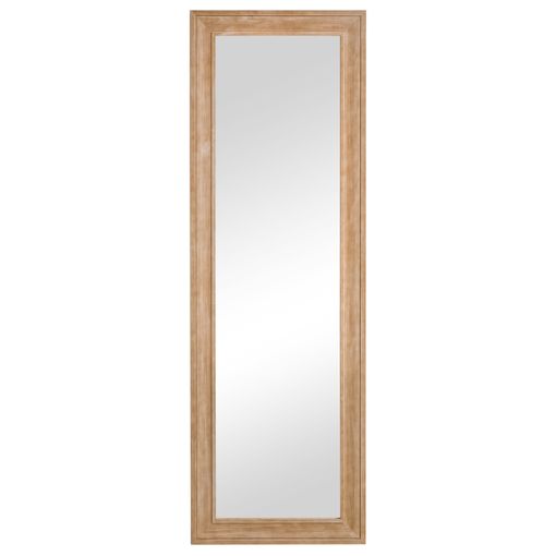 Espejo Cuerpo Entero Homcom Madera Pino Mdf Vidrio 163x53,5cm