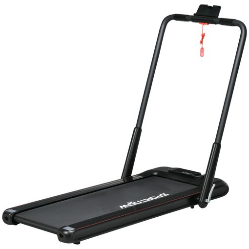 2 En 1 Cinta De Correr Plegable Sportnow Acero Abs 135x65x106cm