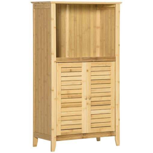 Estantería De Baño Kleankin De Bambú 33x36,5x67 Cm Natural con Ofertas en  Carrefour