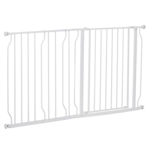 Barrera Seguridad Perros De Acero Plástico 74-80x76,2cm-pawhut.blanco con  Ofertas en Carrefour