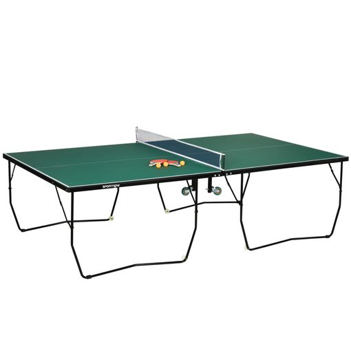 Mesa De Ping Pong Plegable Sportnow Mdf Acero 274x152,5x76 Cm Verde con  Ofertas en Carrefour