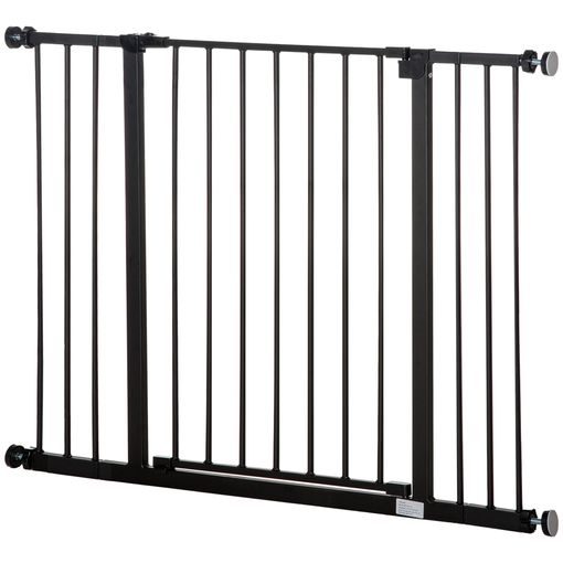 Barrera Seguridad Perros De Acero Abs Pino 75-103x2x74cm-pawhut.negro con  Ofertas en Carrefour