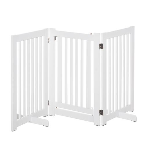 Barrera De Seguridad Perros De Acero Abs 75-103x76 Cm-pawhut. Blanco con  Ofertas en Carrefour