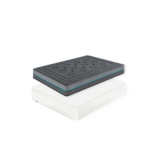 Pack Colchón Muelles Ensacados Vela 150x200 + Canapé Abatible Flex Blanco