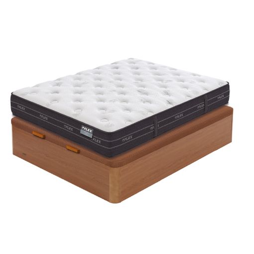 Cama Canape Rus En Blanco Brillo Para Colchones De 150x190 Con 4 Cajones 37  Cm(alto)160 Cm(ancho)197 Cm(largo) con Ofertas en Carrefour