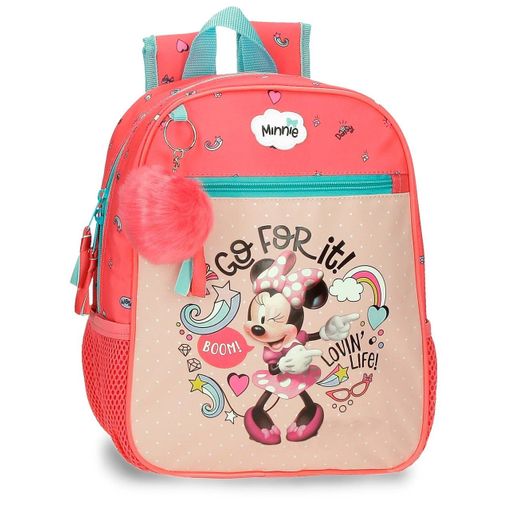 Mochila Preescolar Minnie Lovin Life 28cm Adaptable con Ofertas en  Carrefour