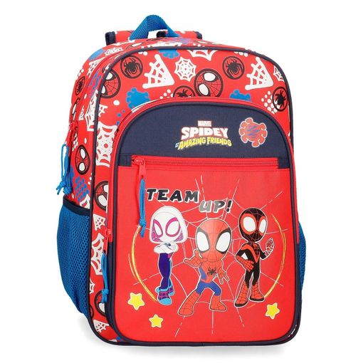 Mochila Escolar Spiderman Totally Awesome 40cm con Ofertas en Carrefour