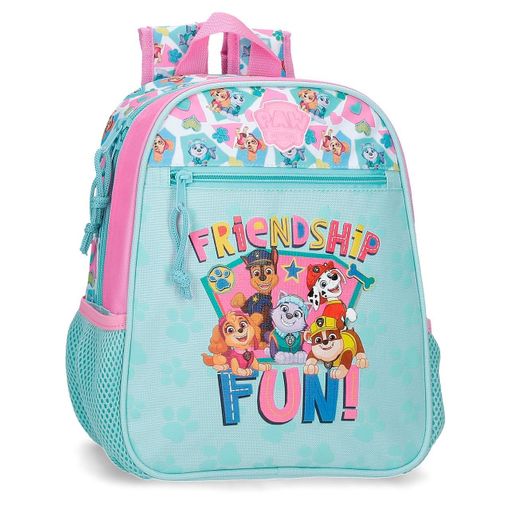 Mochila Patrulla de niña Canina Friendship fun 33cm con bolsillos laterales  · Personajes · El Corte Inglés