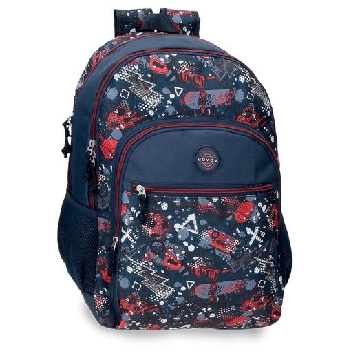 Mochila Escolar Movom Free Time Dos Compartimento 46 Cm