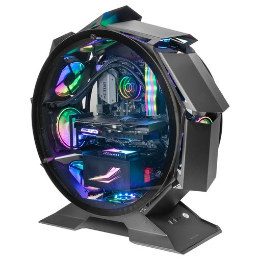 Mars Gaming Mcorb Negro, Caja Pc Gaming Micro-atx Xl, Diseño Circular,  Cristal Templado con Ofertas en Carrefour