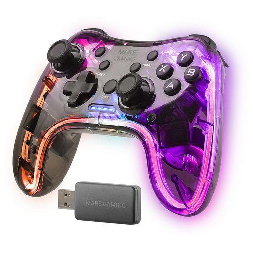 Mars Gaming Mgp-24, Mando Inalámbrico 2.4gpro Neón Rgb, Pc/ps3/ps4/x360/mac/ android con Ofertas en Carrefour