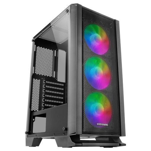 Mars Gaming MCV4 Torre XXL E-ATX Cristal Templado Lateral y