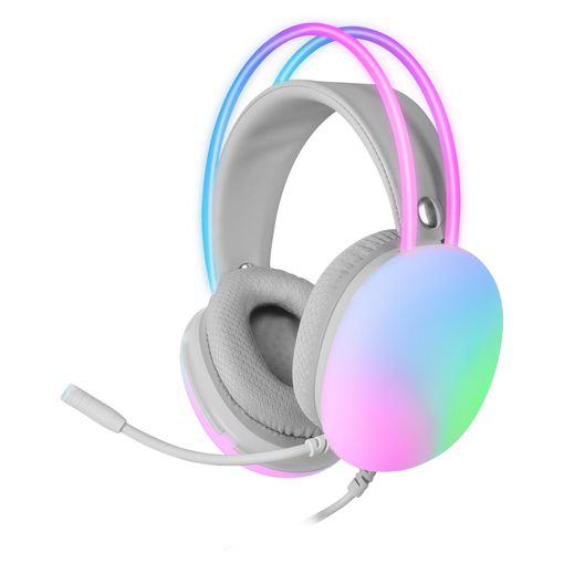 Auriculares gaming - Auriculares PC Wired Glow USB Gaming Headset